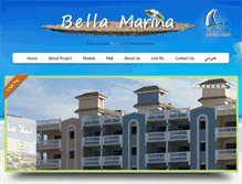 Tablet Screenshot of bella-marina.net